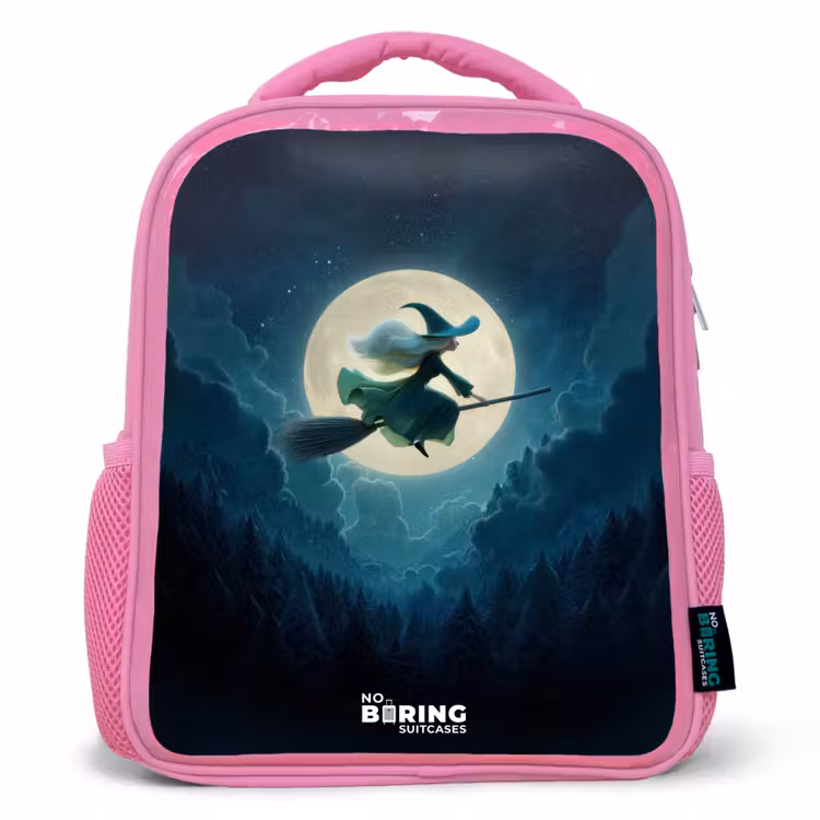 Kinderrucksack - Rosa - Heks in Maanlichtvlucht — 1