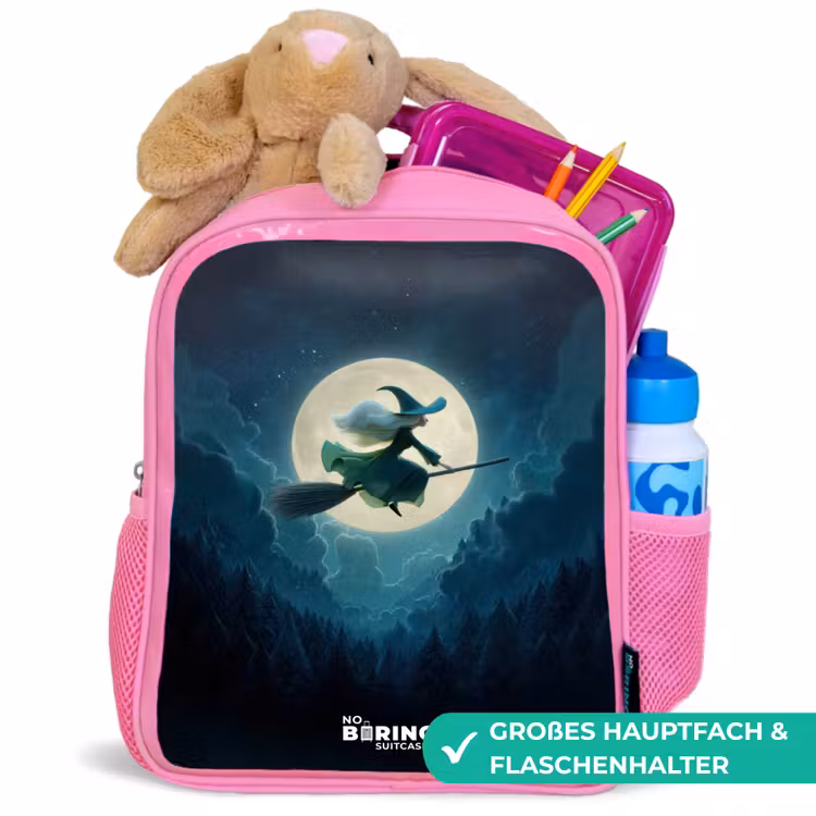 Kinderrucksack - Rosa - Heks in Maanlichtvlucht — 3