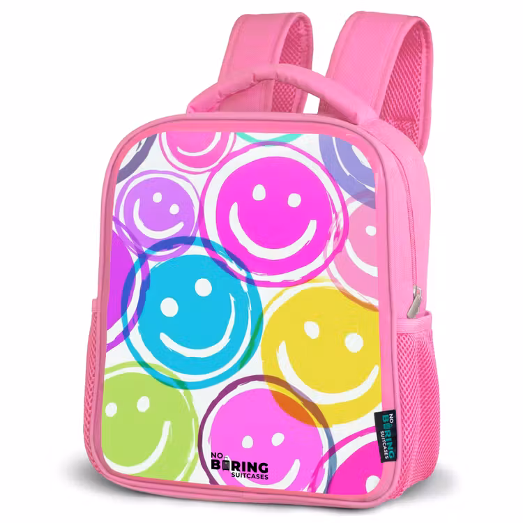 Kinderrucksack - Rosa - Kleurrijke glimlachexplosie — 4