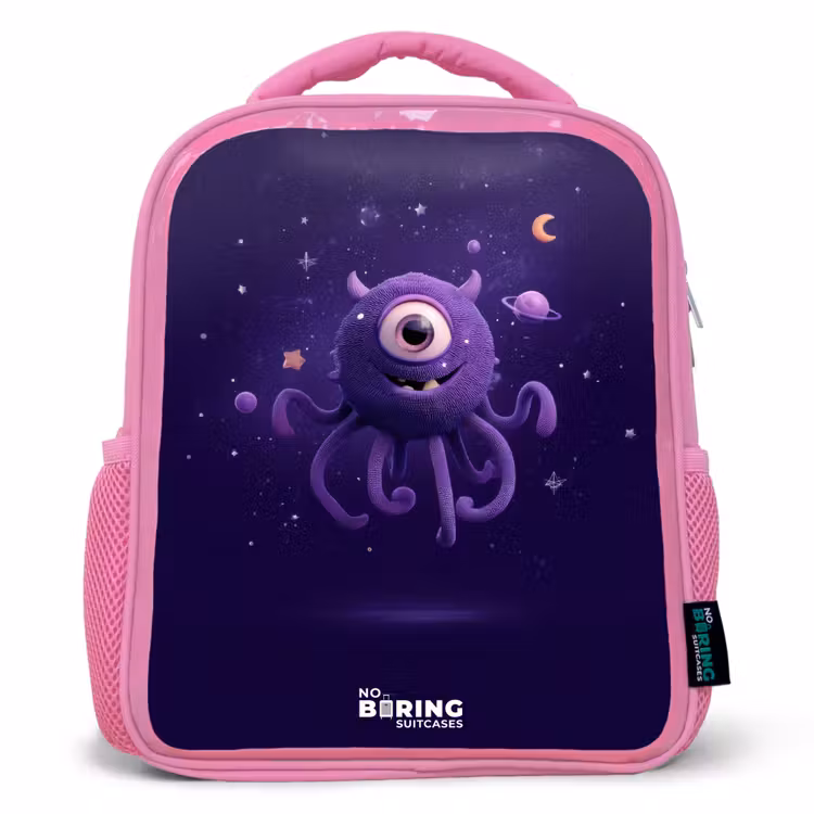 Kinderrucksack - Rosa - Kosmisch tentakelmonster — 1