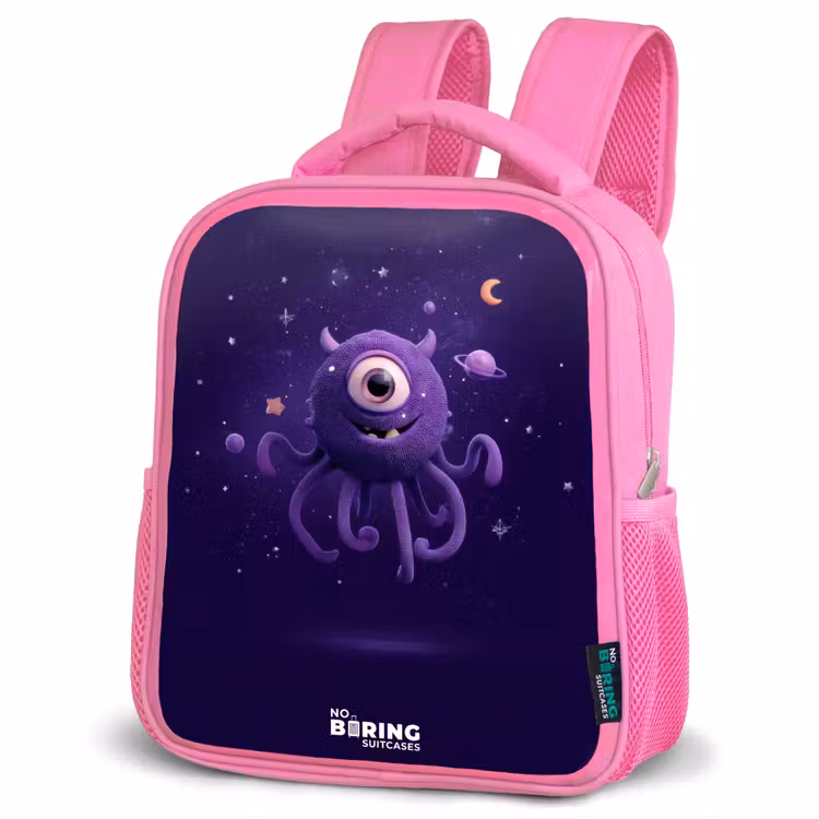 Kinderrucksack - Rosa - Kosmisch tentakelmonster — 4