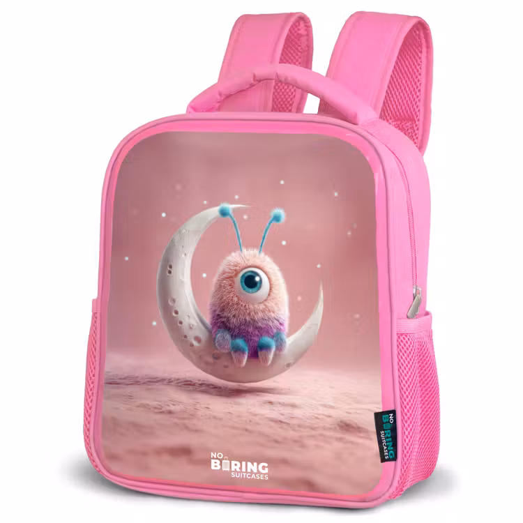 Kinderrucksack - Rosa - Maanwip met Pluizig Wezentje — 4