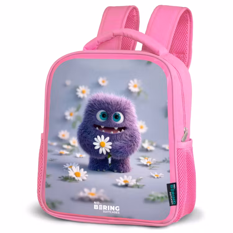 Kinderrucksack - Rosa - Paars Pluizig Vriendje met Madelief — 4