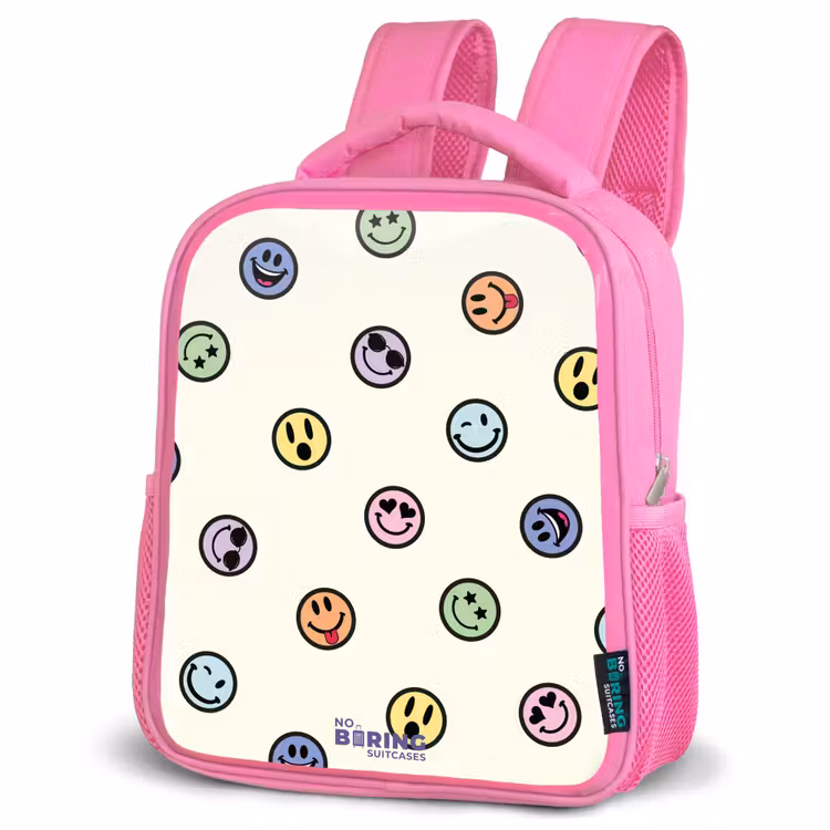 Kinderrucksack - Rosa - Speelse smiley-mix — 4