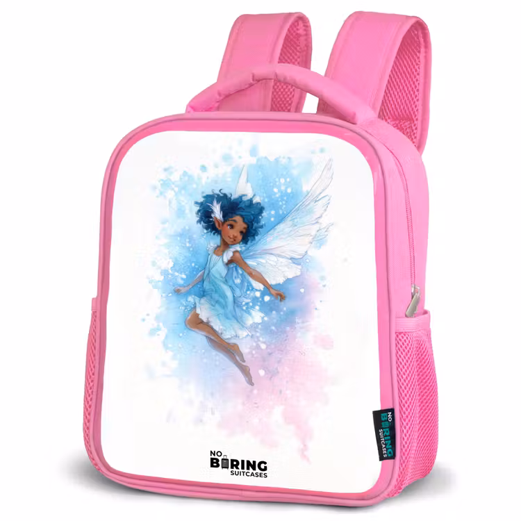 Kinderrucksack - Rosa - Vliegende fee in blauwe tinten — 4