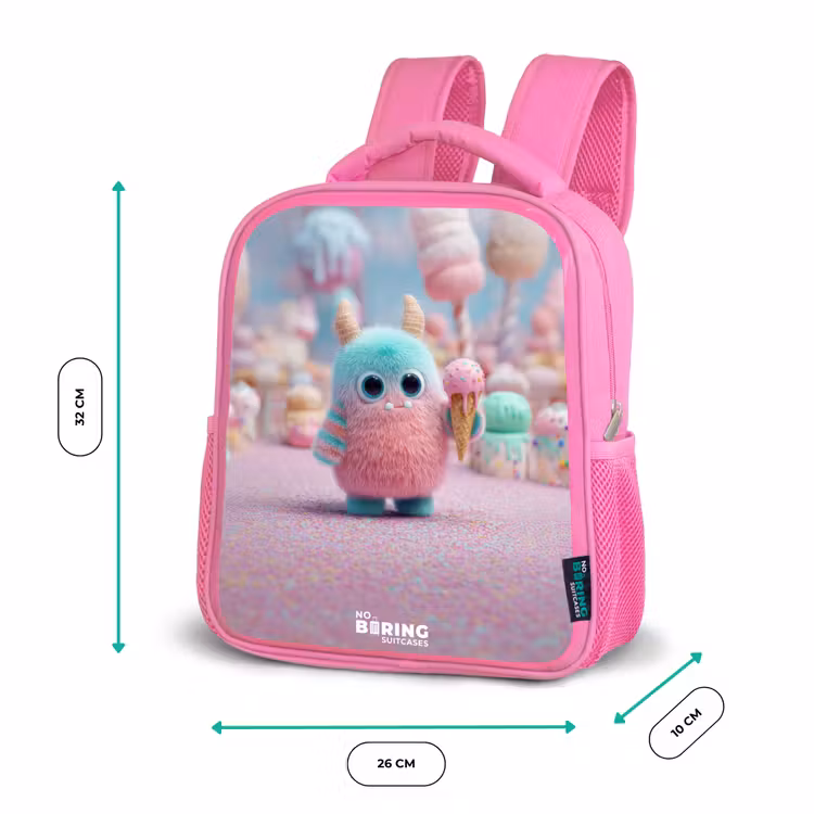 Kinderrucksack - Rosa - Zoet Monstersnoep Avontuur — 2