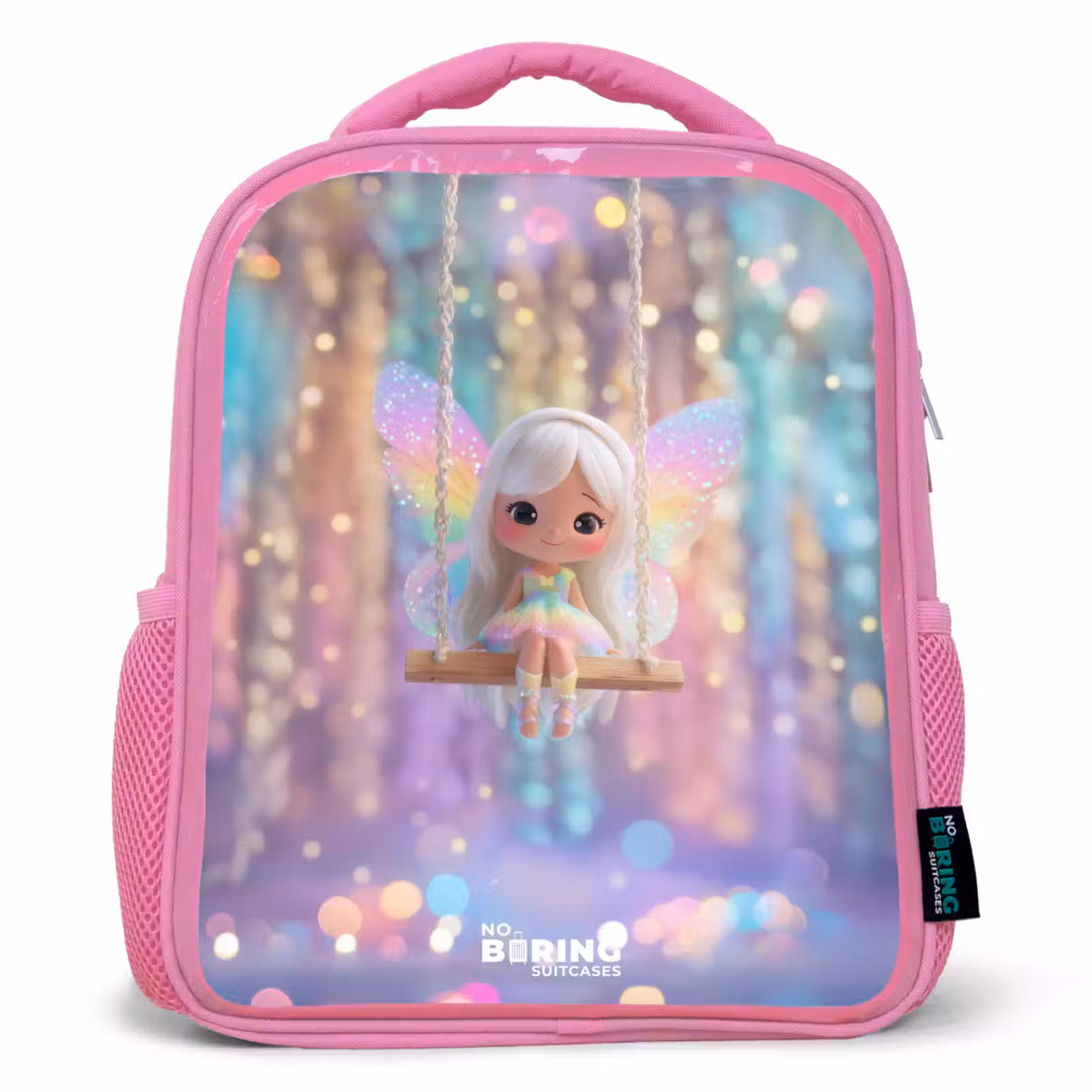 Kinderrucksack - Rosa - Fee - Elf - Regenboog — 1