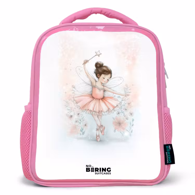 Kinderrucksack - Rosa - Ballerina - Elf - Fee — 1