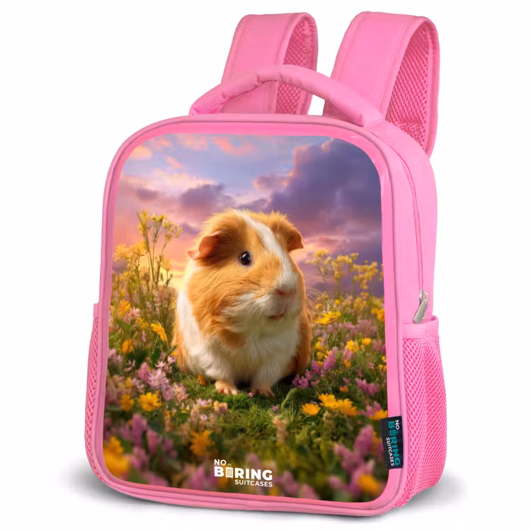 Kinderrucksack - Rosa - Cavia - Natuur - Dier — 4
