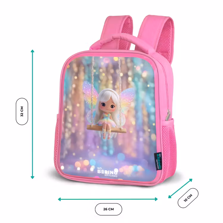 Kinderrucksack - Rosa - Fee - Elf - Regenboog — 2