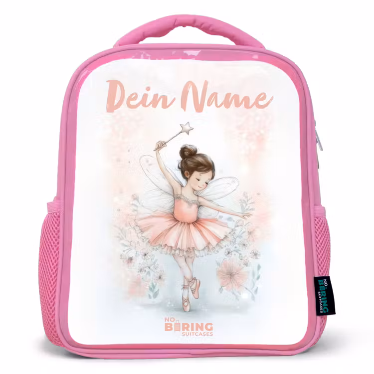 Rucksack Kind - Rosa - Ballerina - Elfe - Fee — 1