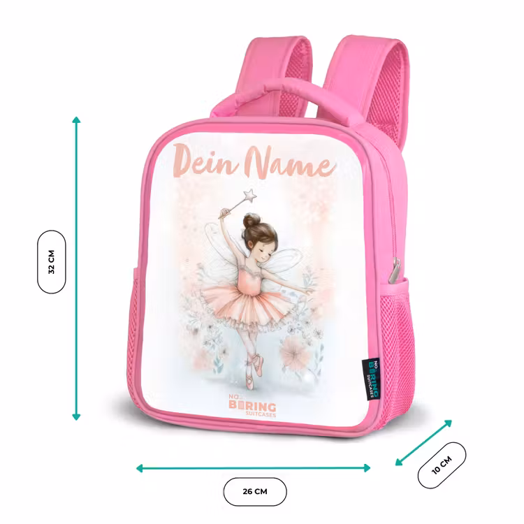 Rucksack Kind - Rosa - Ballerina - Elfe - Fee — 2