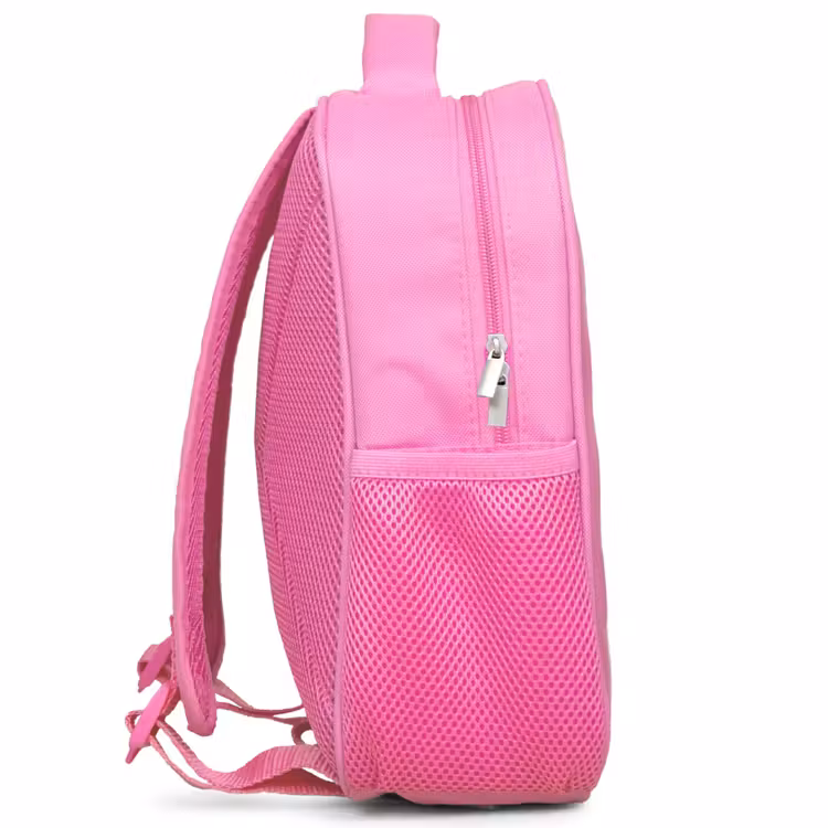 Rucksack Kind - Rosa - Fröhliches Smiley-Muster — 5