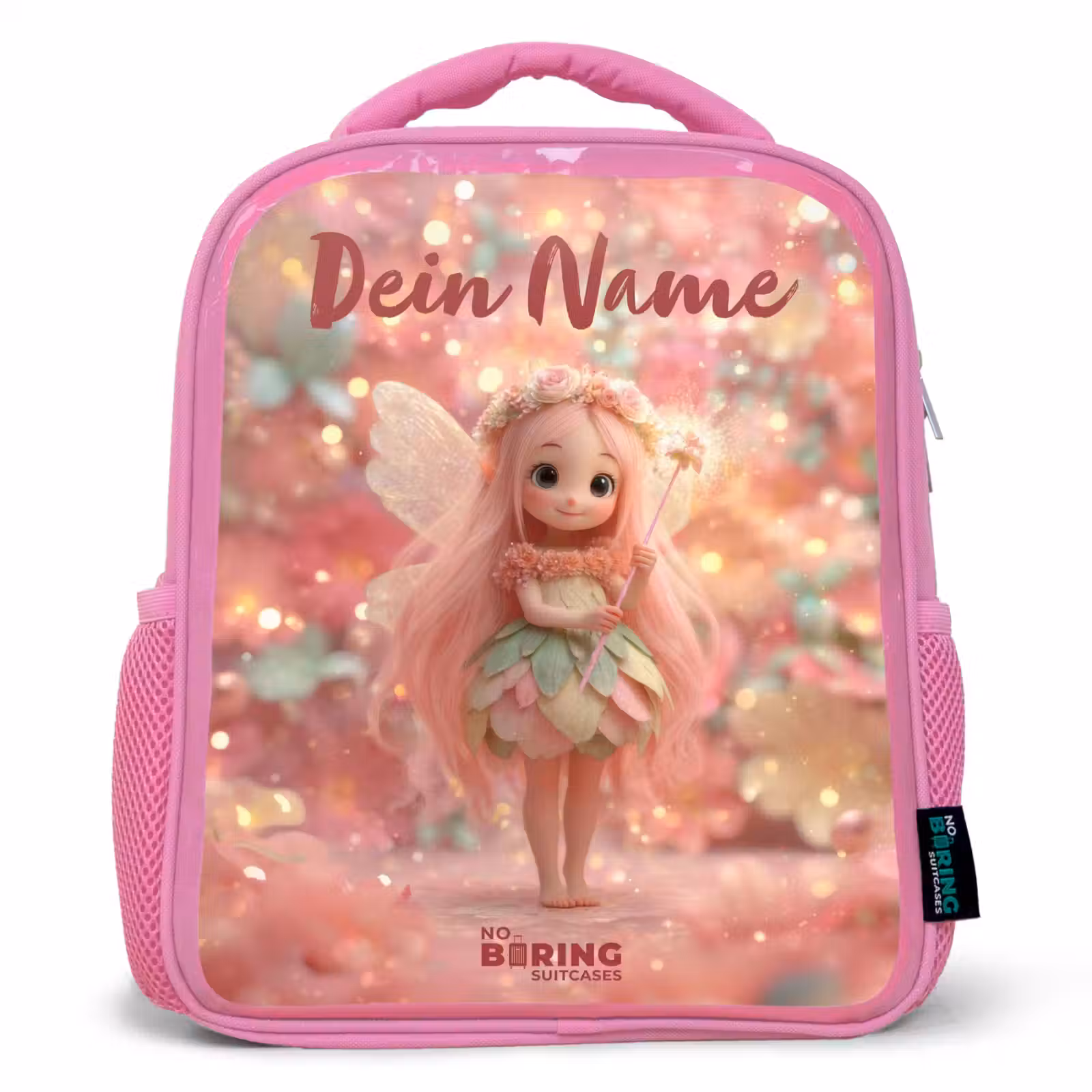 Rucksack Kind - Rosa - Blumenfee in rosa Märchenwelt — 1