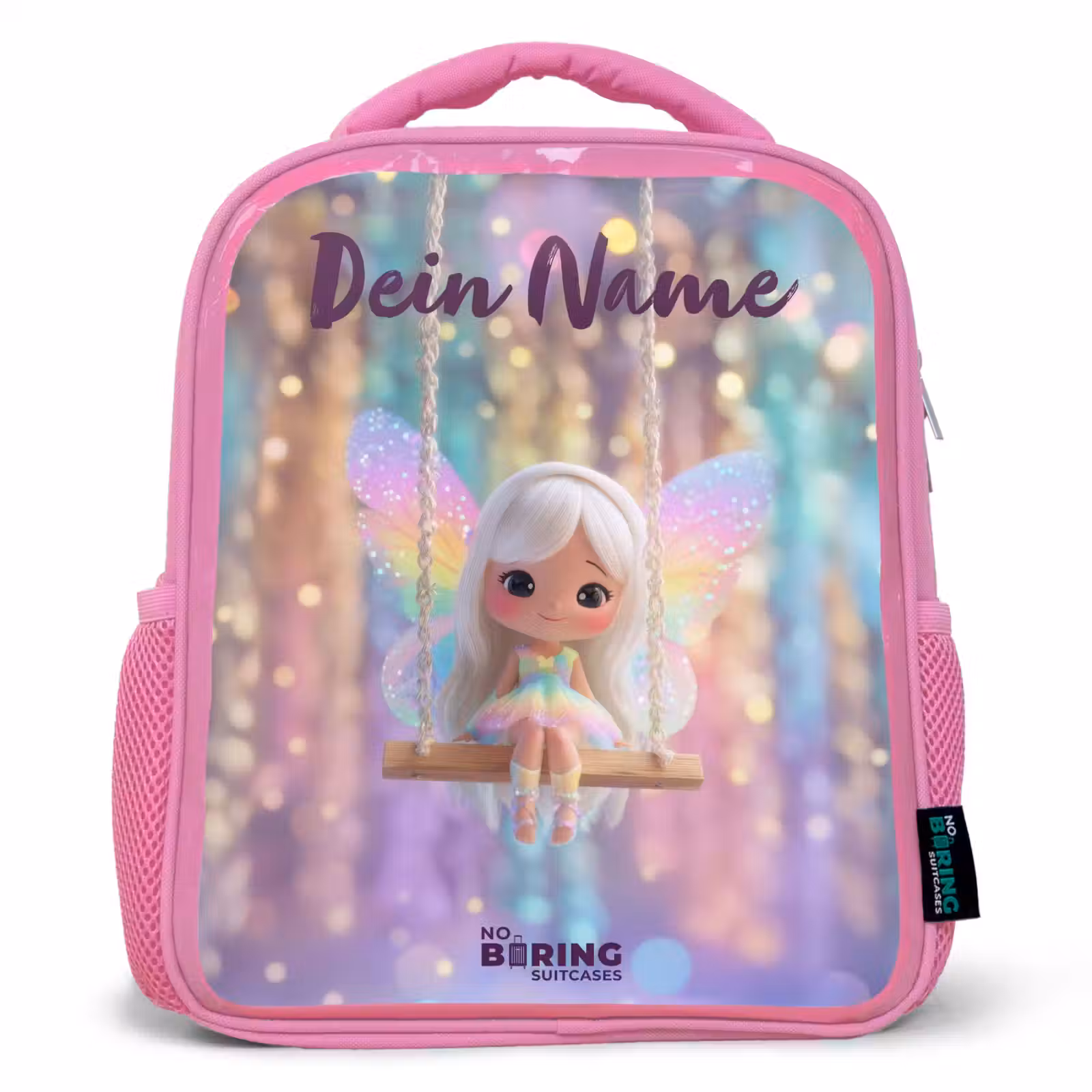 Rucksack Kind - Rosa - Fee - Elf - Regenbogen — 1
