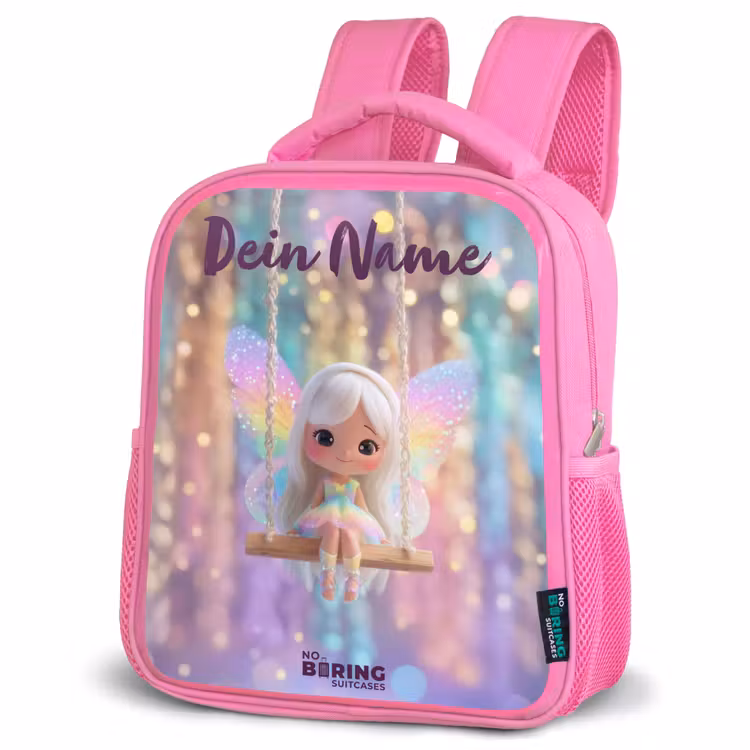 Rucksack Kind - Rosa - Fee - Elf - Regenbogen — 4
