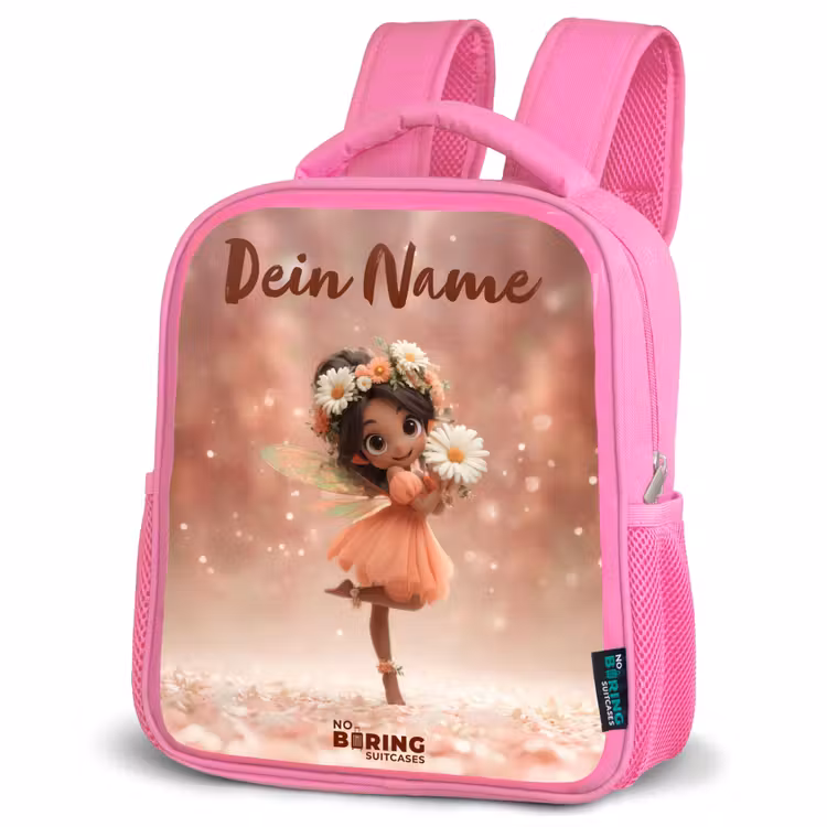 Rucksack Kind - Rosa - Fee mit Gänseblümchen — 4