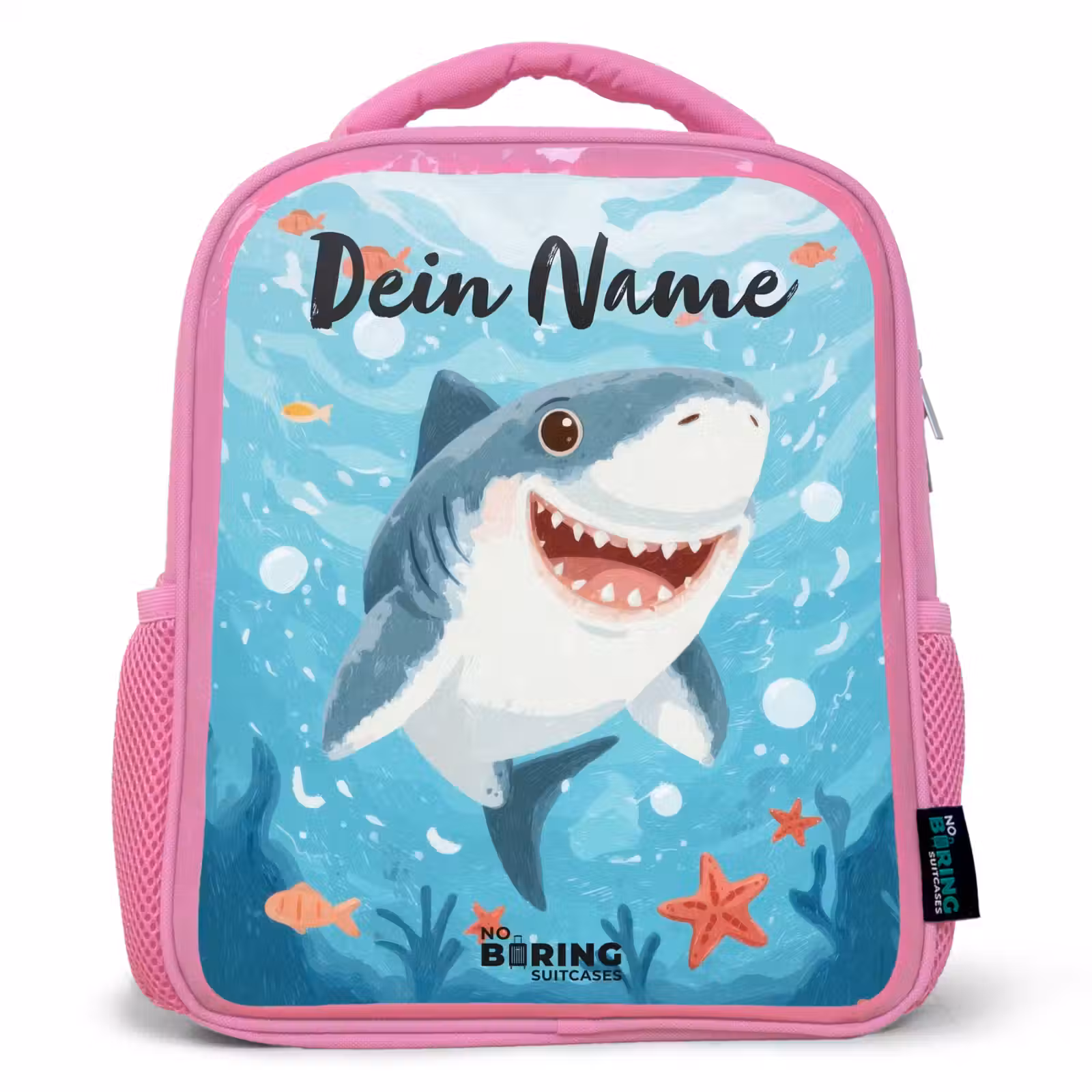 Rucksack Kind - Rosa - Hai - Wasser - Meer — 1