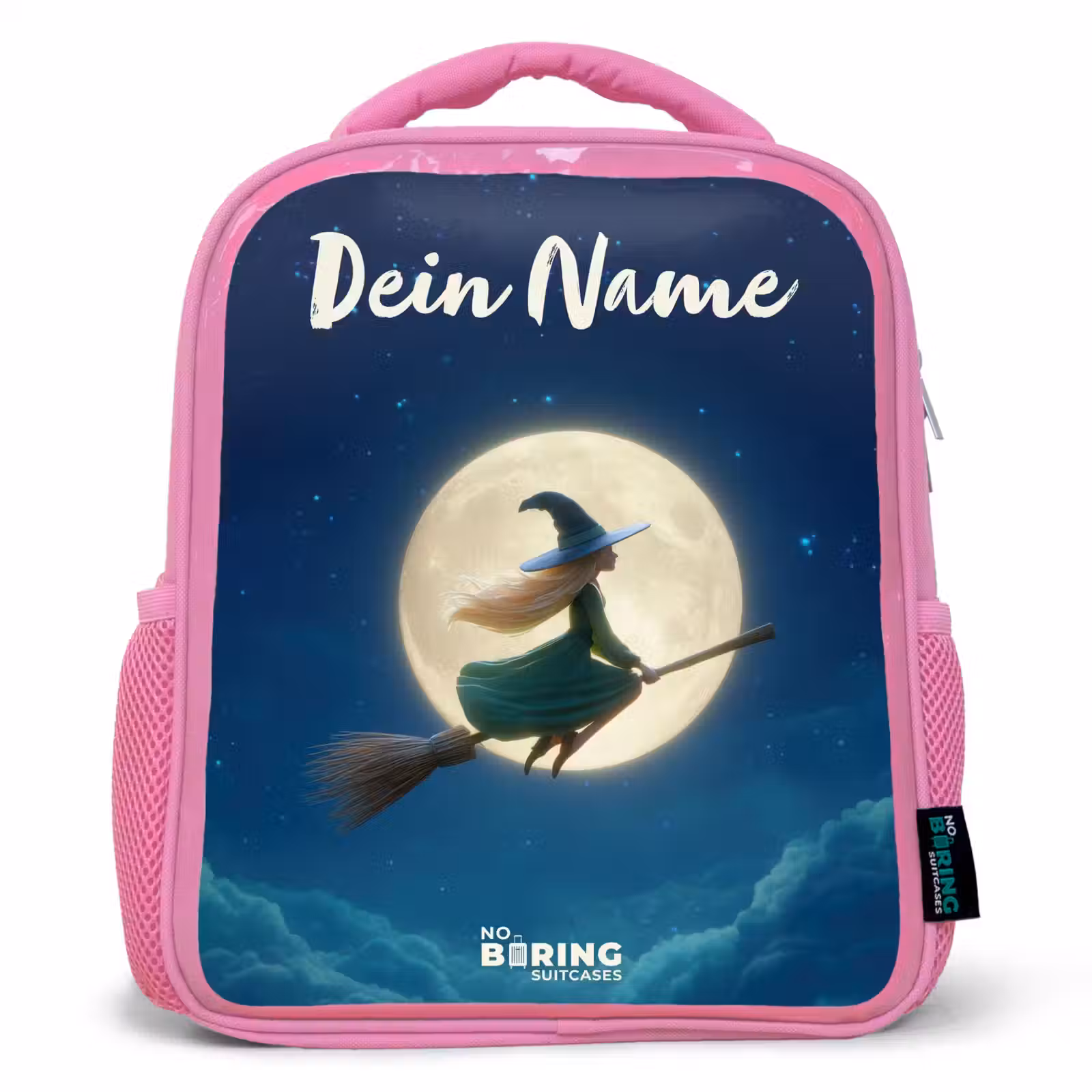 Rucksack Kind - Rosa - Hexe im Mondscheinflug — 1