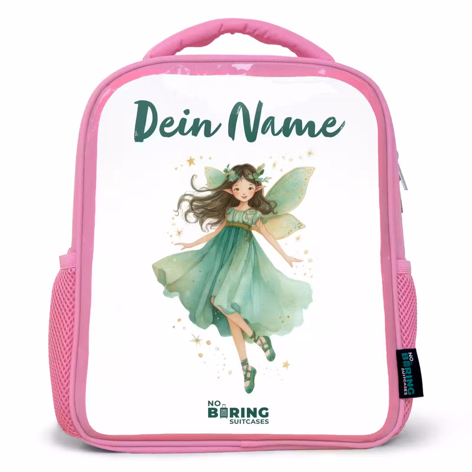 Rucksack Kind - Rosa - Schwebende grüne Elfe — 1