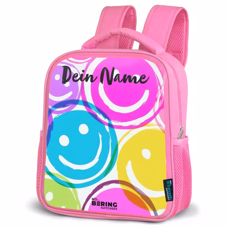 Rucksack Kind - Rosa - Bunte Lächel-Explosion — 4