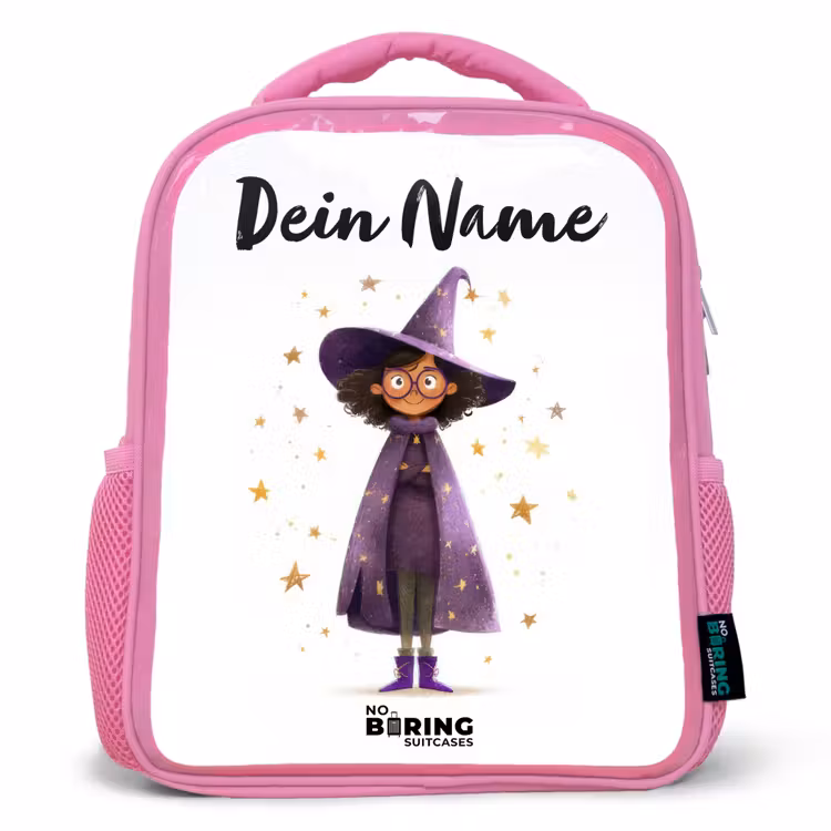 Rucksack Kind - Rosa - Der violette Umhang des Zauberers — 1