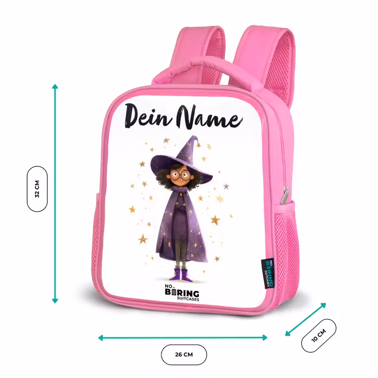Rucksack Kind - Rosa - Der violette Umhang des Zauberers — 2
