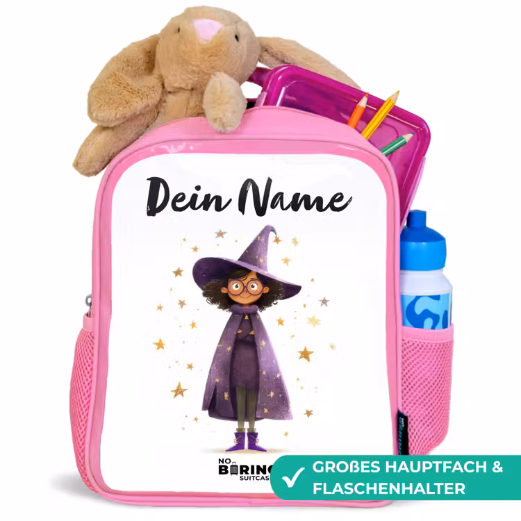 Rucksack Kind - Rosa - Der violette Umhang des Zauberers — 3