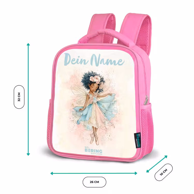 Rucksack Kind - Rosa - Elf - Ballett - Farbenfroh — 2