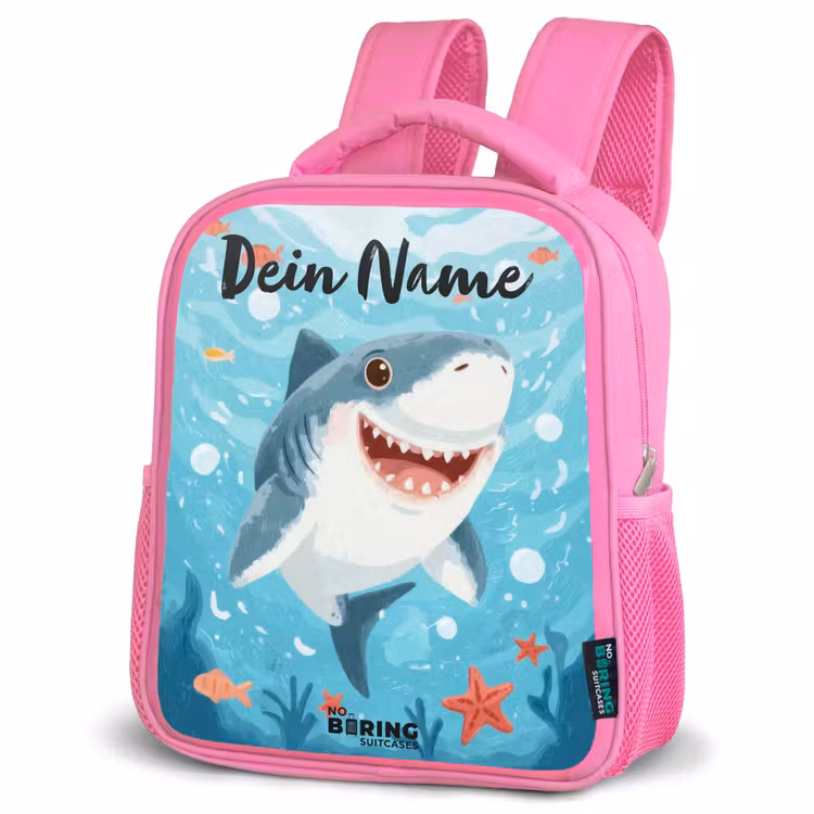 Rucksack Kind - Rosa - Hai - Wasser - Meer — 4