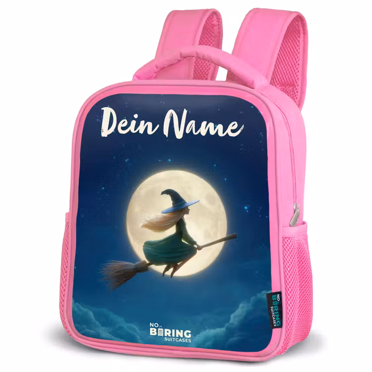 Rucksack Kind - Rosa - Hexe im Mondscheinflug — 4