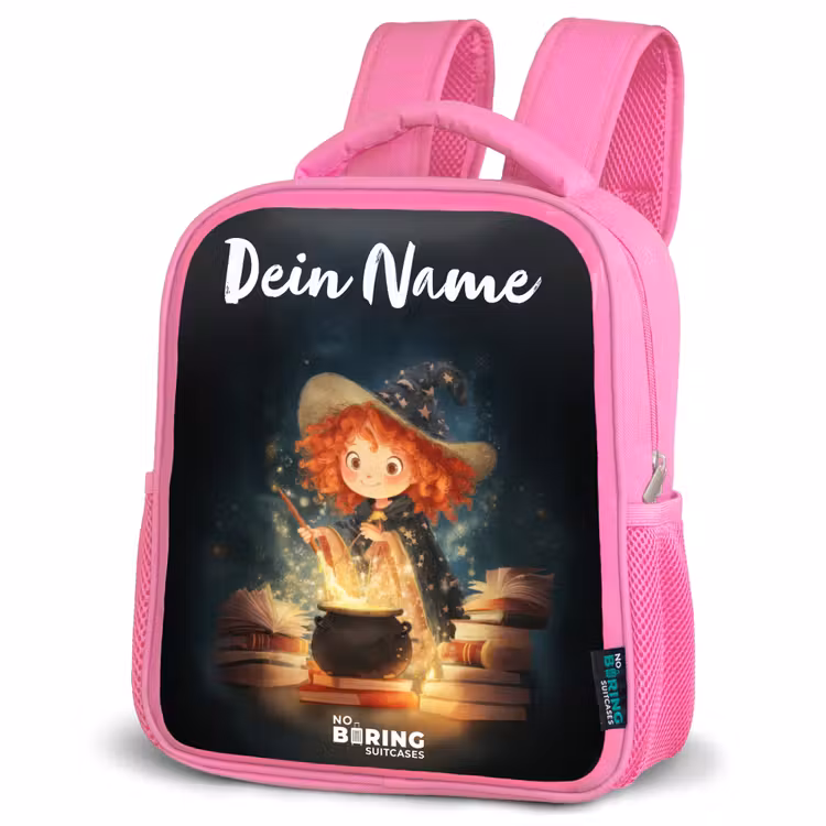 Rucksack Kind - Rosa - Hexe mit funkelndem Trank — 4