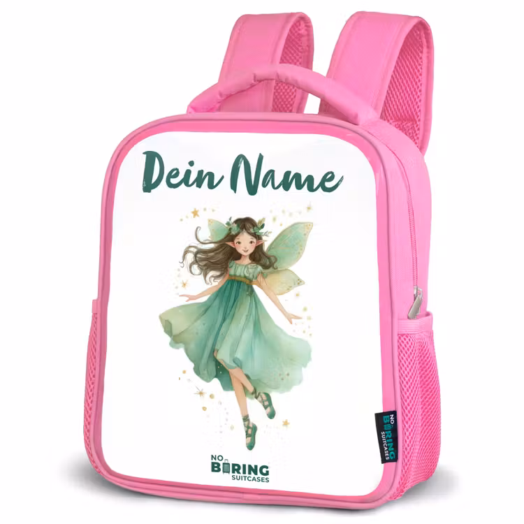 Rucksack Kind - Rosa - Schwebende grüne Elfe — 4