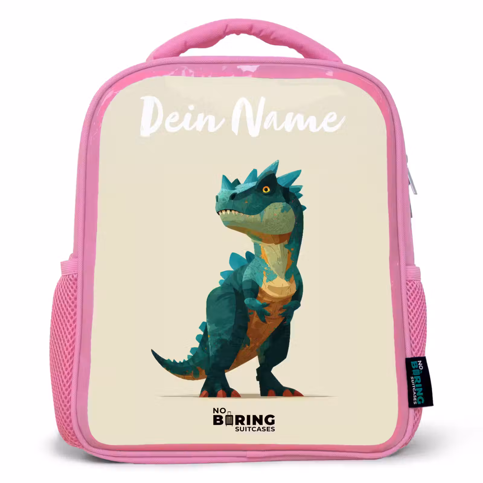 Rucksack Kind - Rosa - Dino - Tier - Grün — 1
