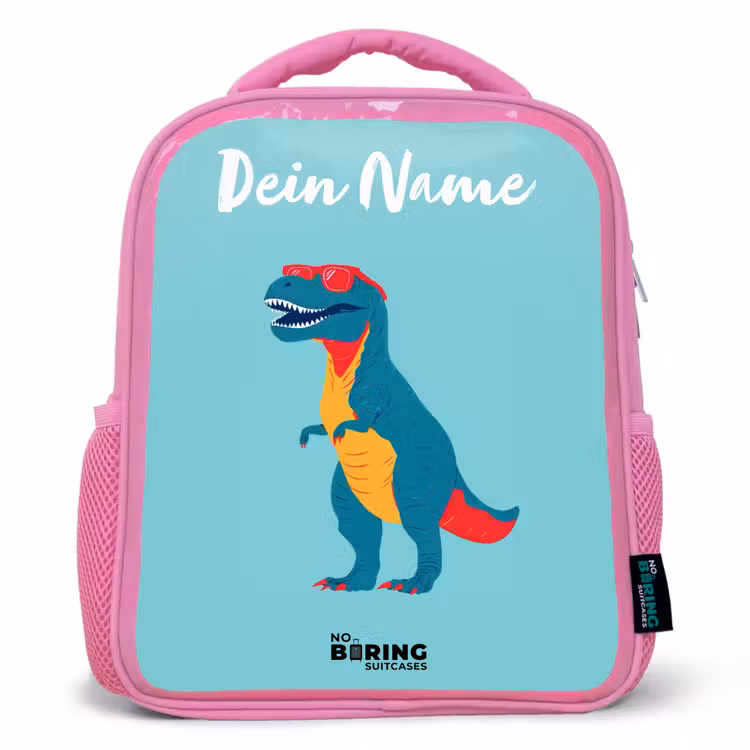 Rucksack Kind - Rosa - Dino - Tier - Sonnenbrille — 1