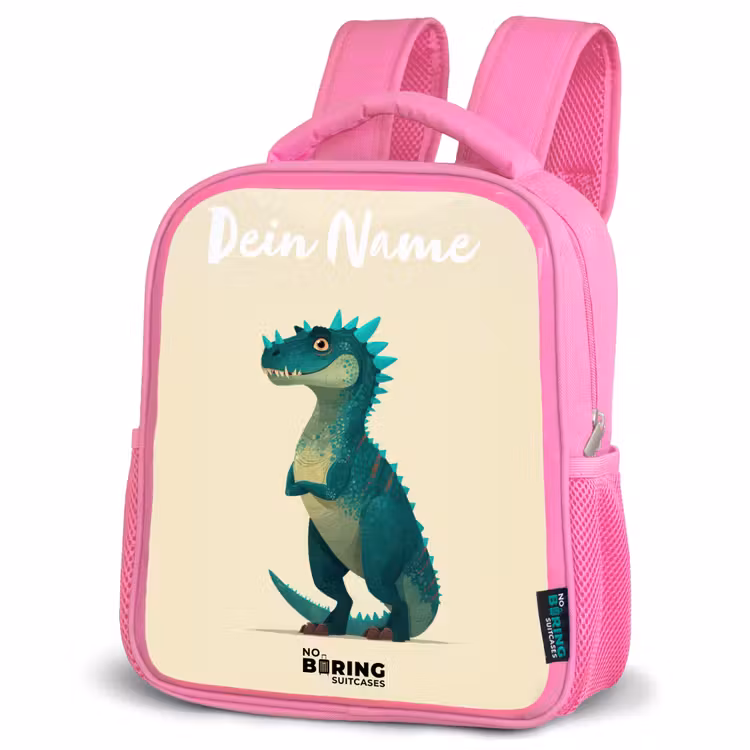 Rucksack Kind - Rosa - Dino - Tier - Blau - Grün — 4
