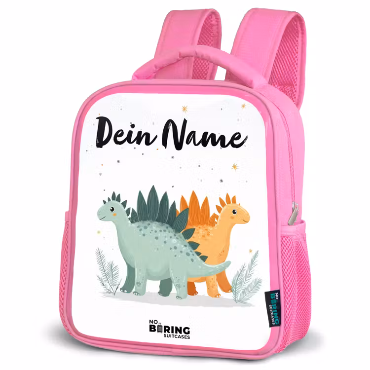 Rucksack Kind - Rosa - Dinos - Tiere - Sterne — 4