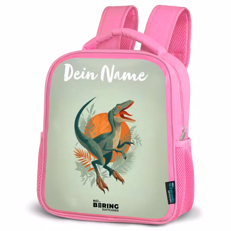 Rucksack Kind - Rosa - Tier - Dino - Natur — 4