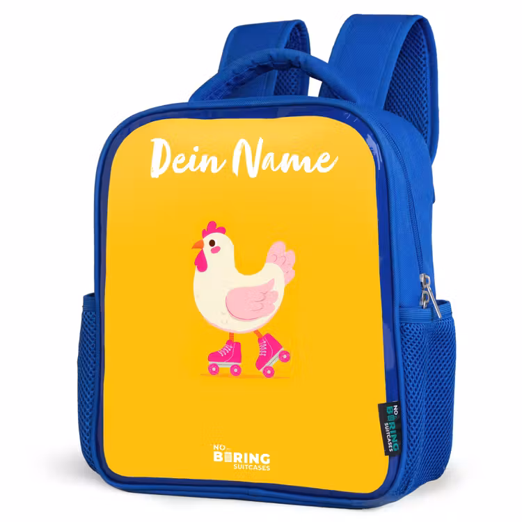 Kinderrucksack - Blau - Kip - Rollschuhe - Gelb — 7