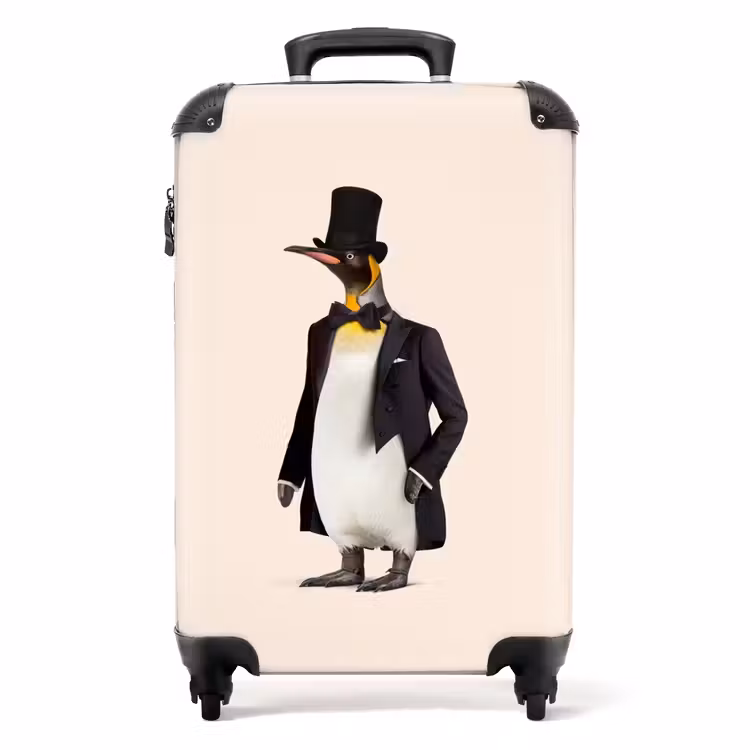 Koffer - Pinguin im Anzug — 1