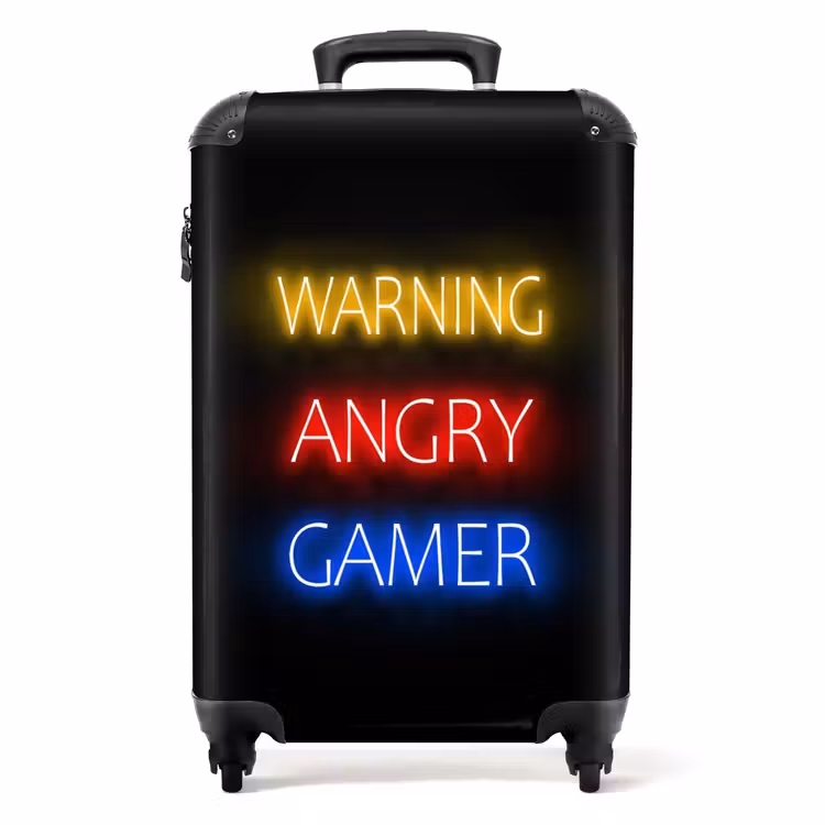 Koffer - Warnung Angry Gamer — 1