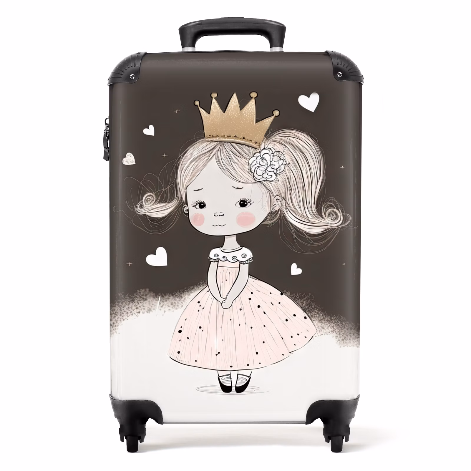 Koffer - Schüchterne Prinzessin mit Blume — 1