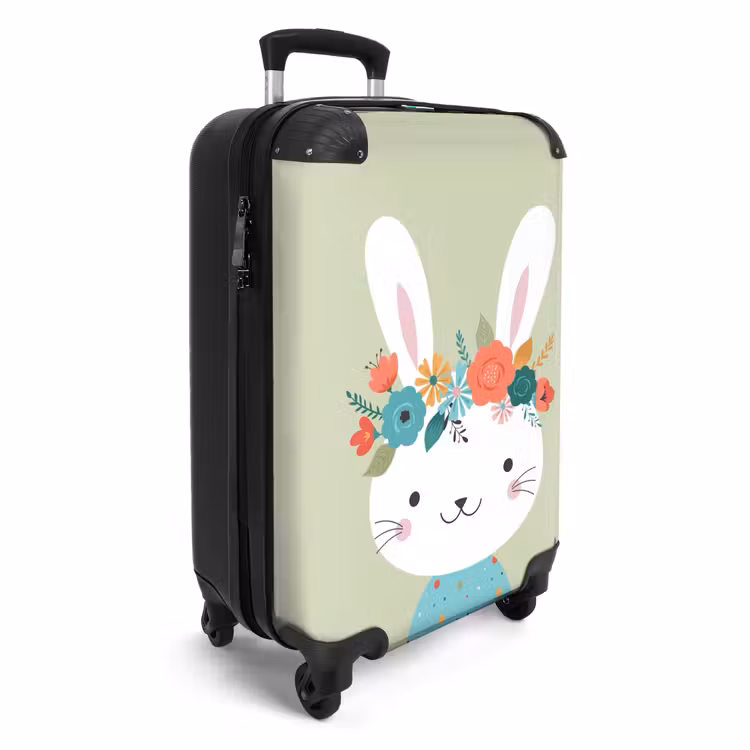 Koffer - Hippie-Hase — 2