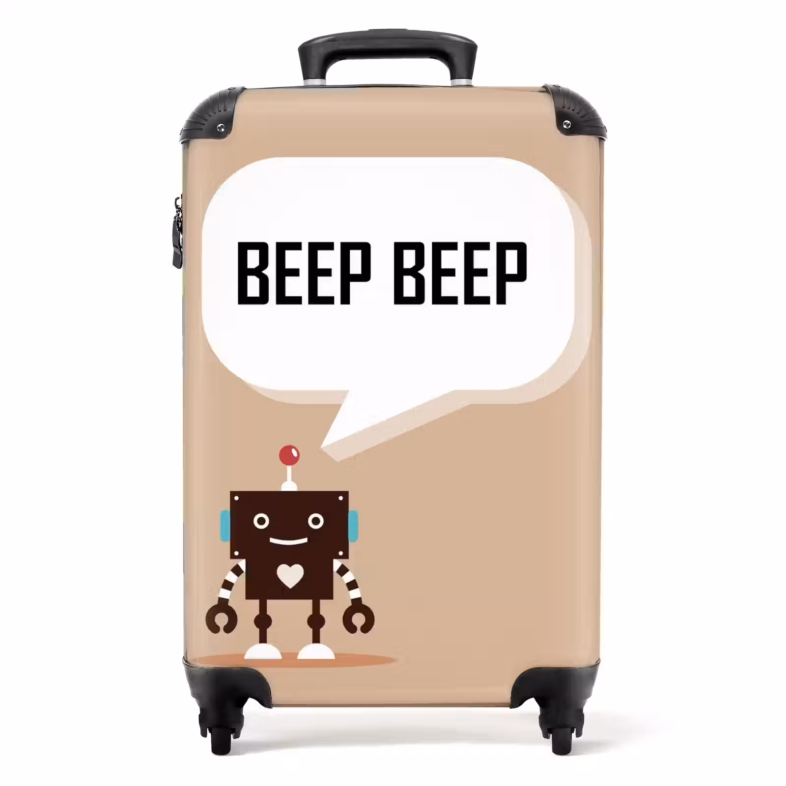Koffer - Sprechender Roboter beige — 1