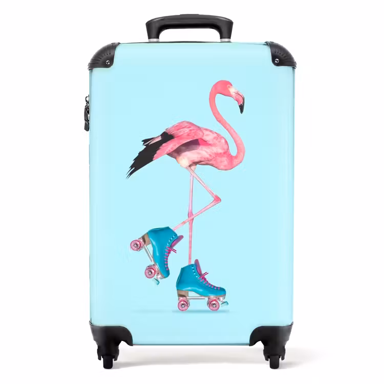 Koffer - Auffälliger Flamingo — 1