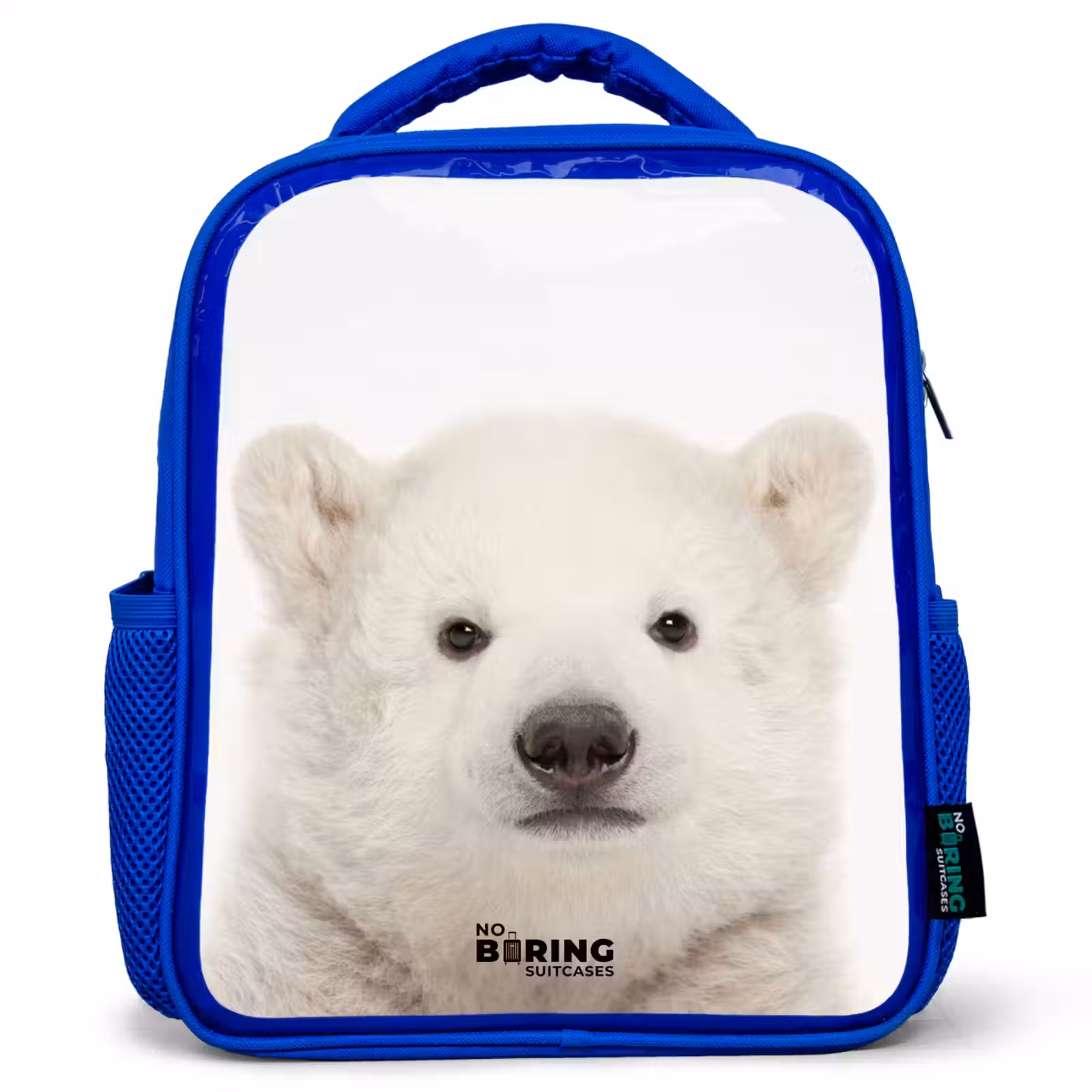 Kinderrucksack - Blau - Niedlicher Eisbär — 1