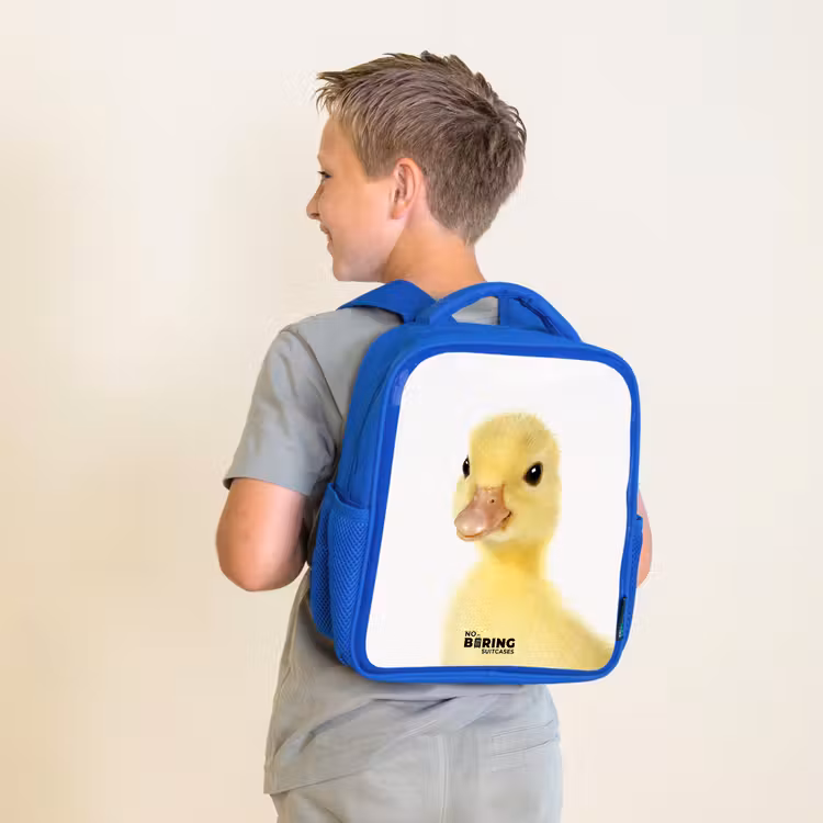 Kinderrucksack - Blau - Barry die Gummi-Ente — 2