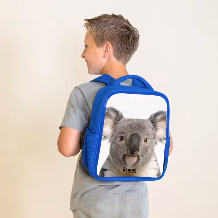 Kinderrucksack - Blau - Niedlicher Koala-Bär — 2