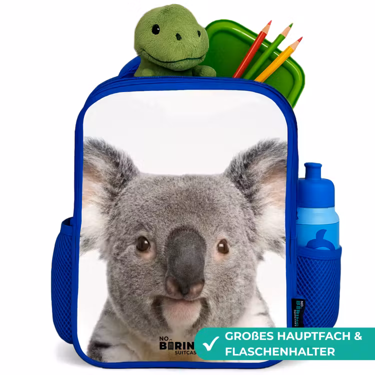Kinderrucksack - Blau - Niedlicher Koala-Bär — 3