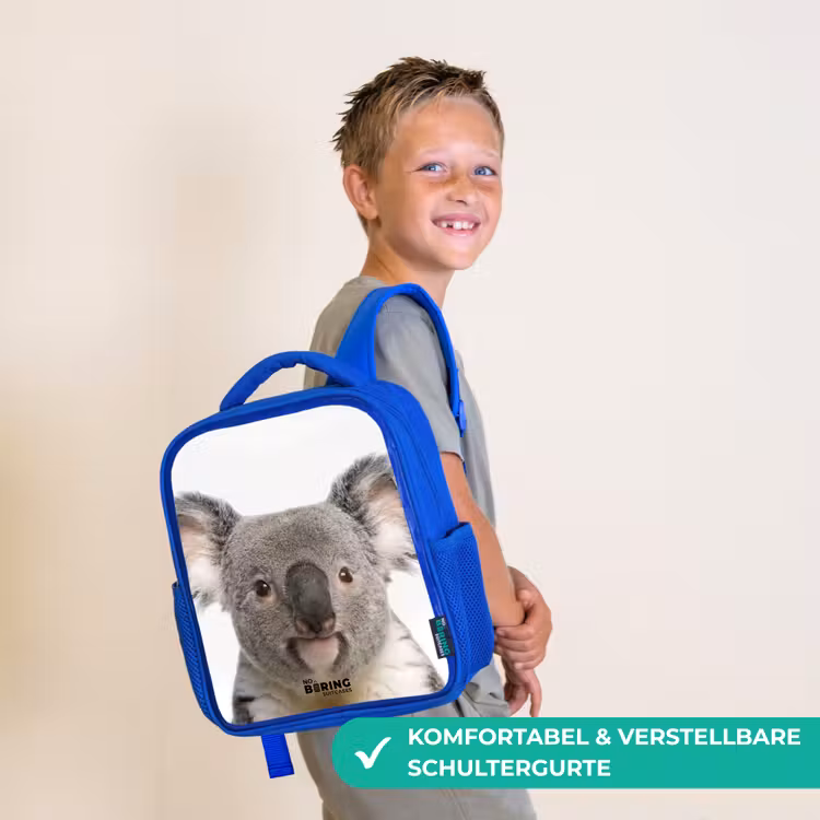 Kinderrucksack - Blau - Niedlicher Koala-Bär — 5